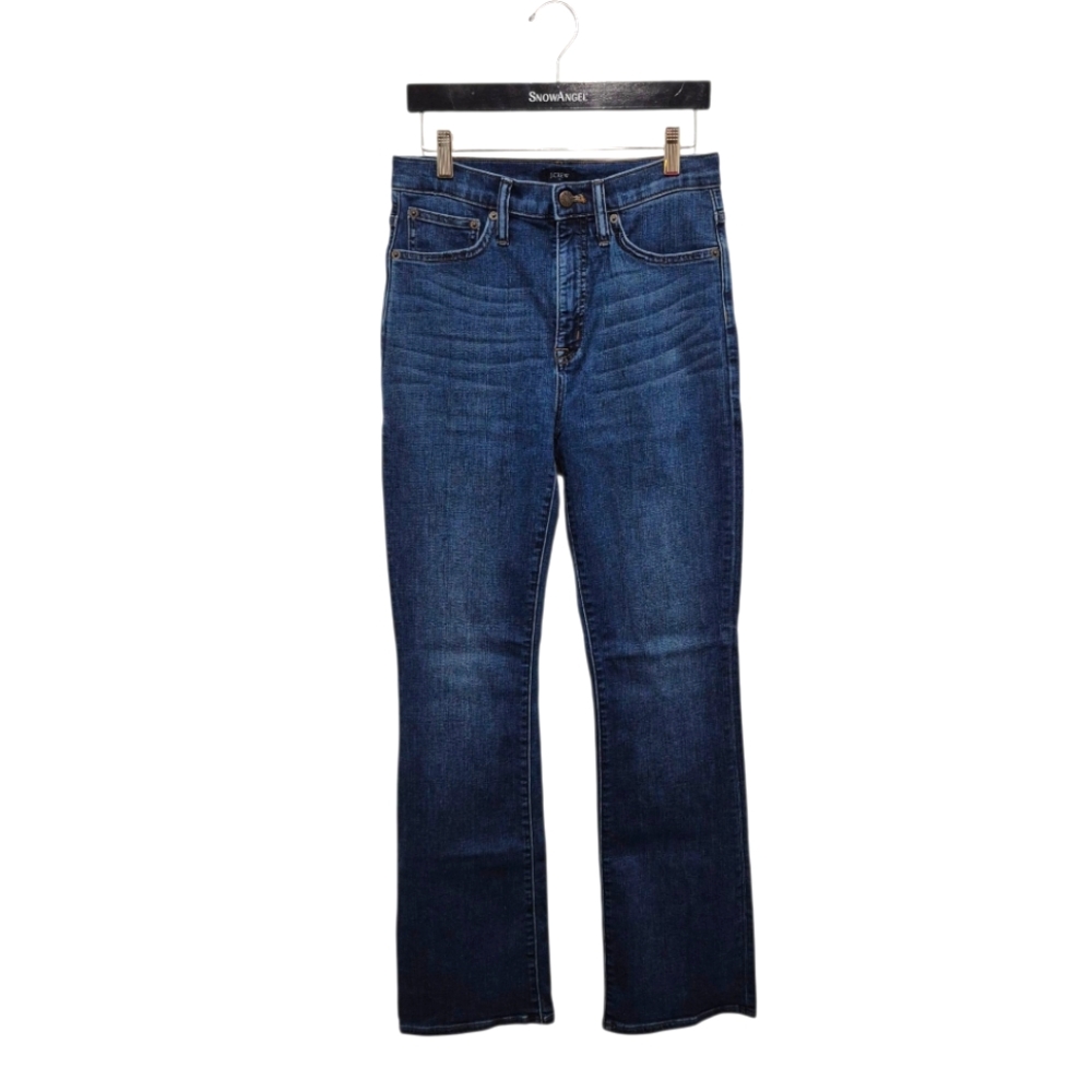 J. Crew Women's Boot Cut Jeans - Dark Blue